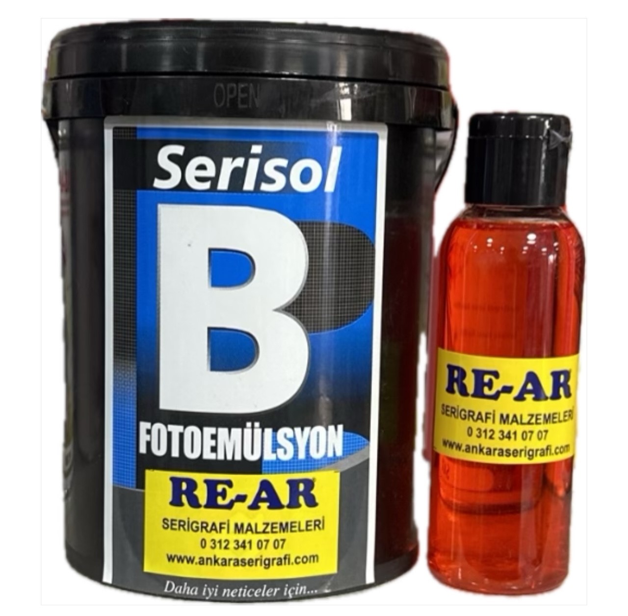 Serisol B Fotoemilsyon + Bikromat (Mavi Renk)